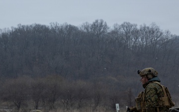 Marines Conduct a M240B Live Fire Range during Korea Viper 26.2