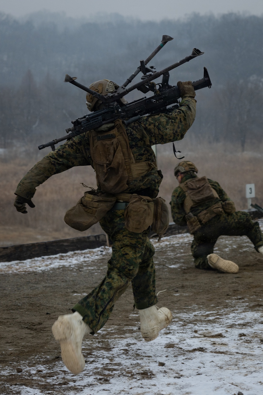 Marines Conduct a M240B Live Fire Range during Korea Viper 26.2