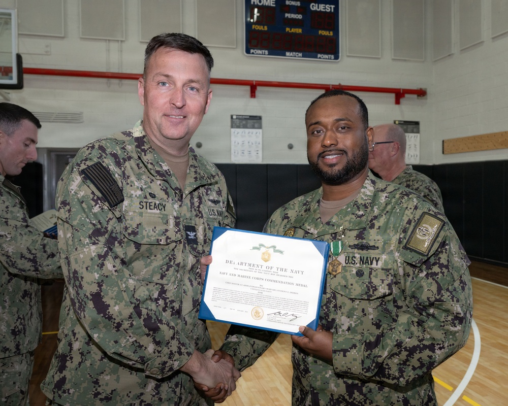 NSA Souda Bay February Awards at Quarters