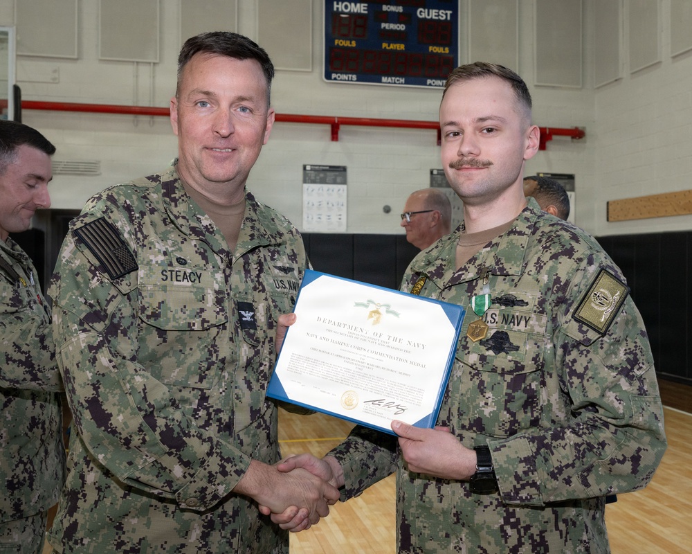 NSA Souda Bay February Awards at Quarters