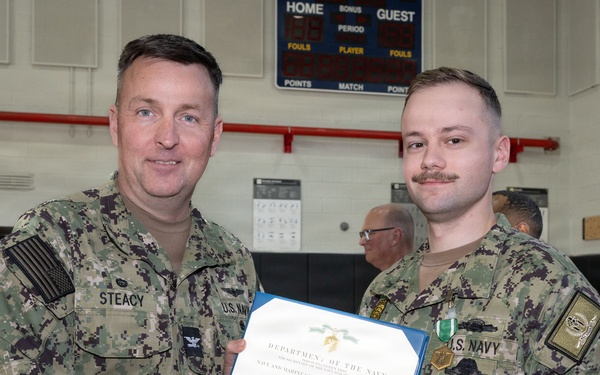 NSA Souda Bay February Awards at Quarters