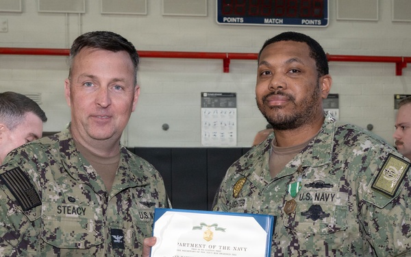 NSA Souda Bay February Awards at Quarters