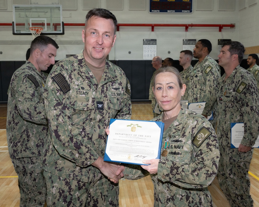 NSA Souda Bay February Awards at Quarters
