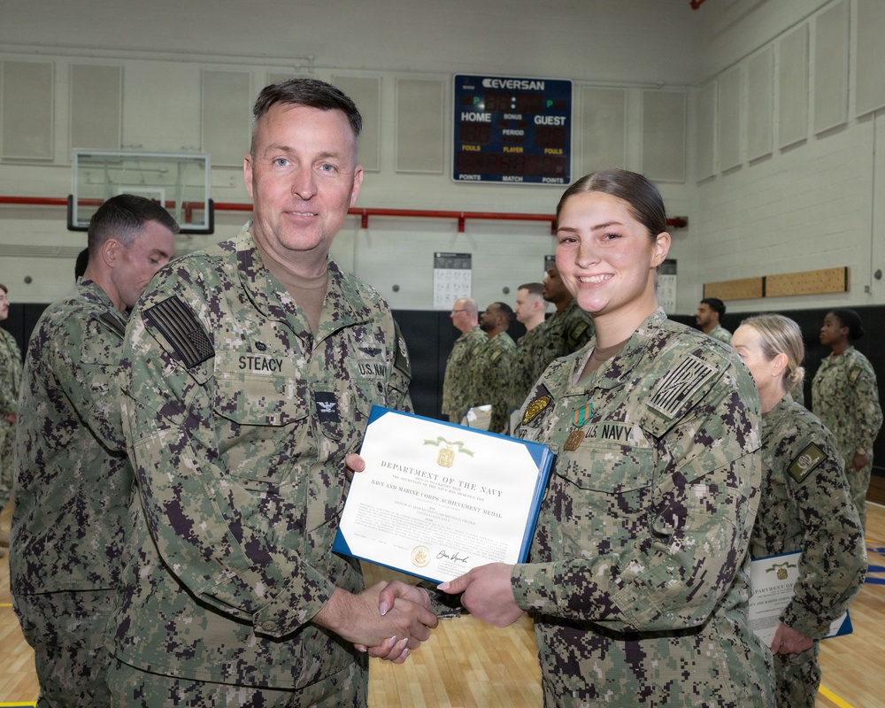 NSA Souda Bay February Awards at Quarters