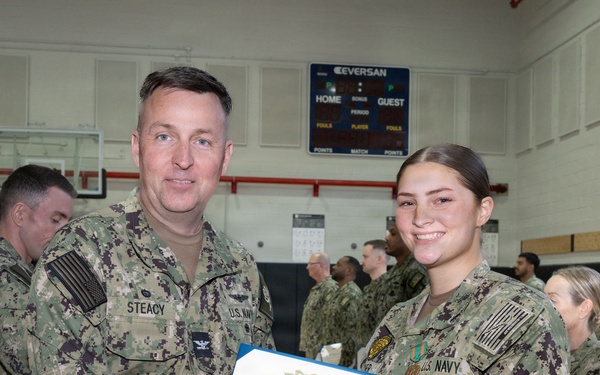 NSA Souda Bay February Awards at Quarters