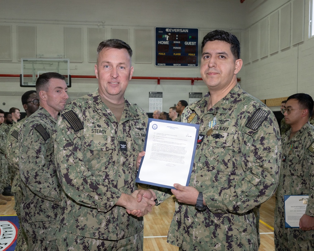 NSA Souda Bay February Awards at Quarters