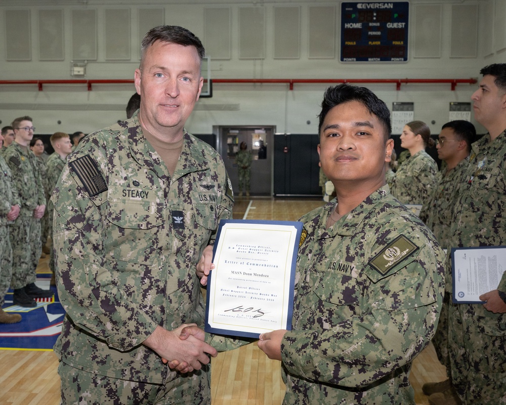 NSA Souda Bay February Awards at Quarters