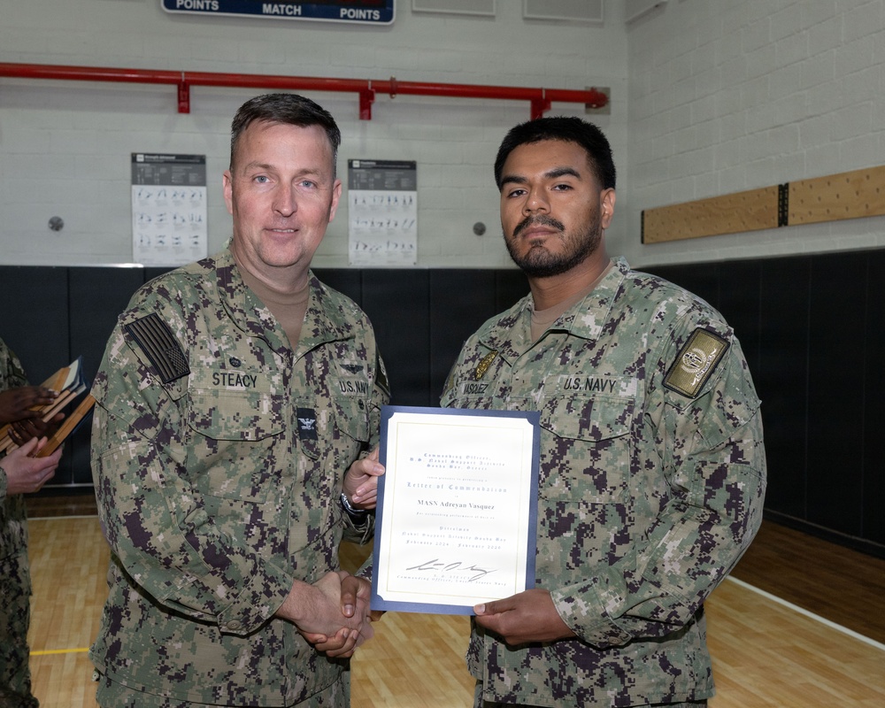 NSA Souda Bay February Awards at Quarters