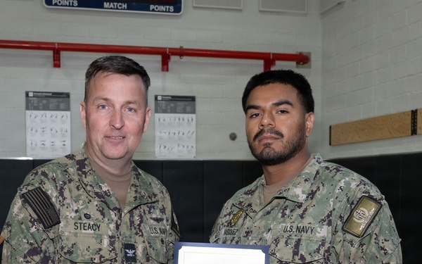 NSA Souda Bay February Awards at Quarters