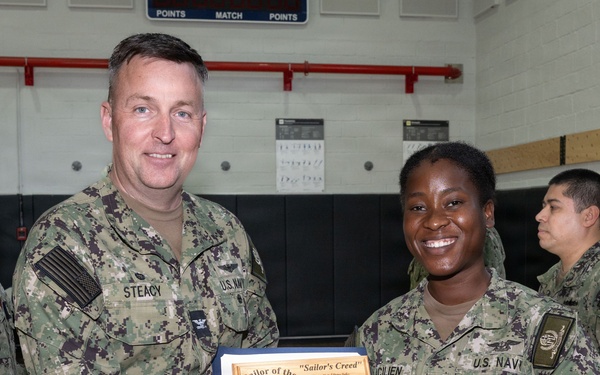 NSA Souda Bay February Awards at Quarters