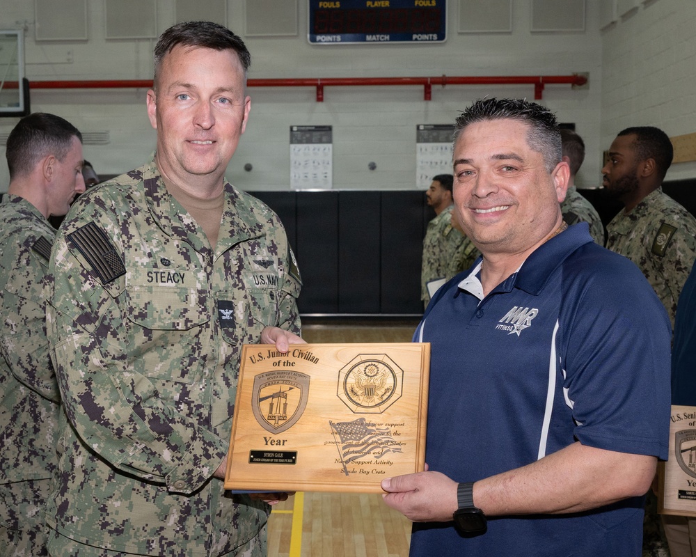 NSA Souda Bay February Awards at Quarters