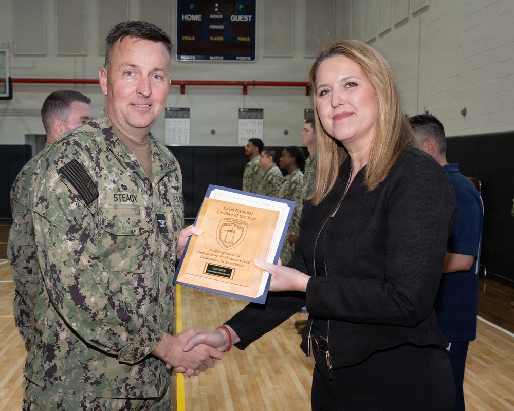 NSA Souda Bay February Awards at Quarters