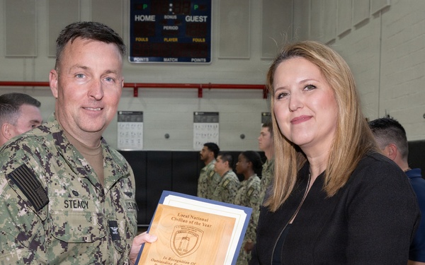NSA Souda Bay February Awards at Quarters