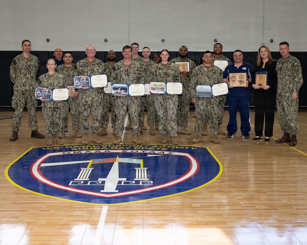 NSA Souda Bay February Awards at Quarters