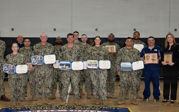 NSA Souda Bay February Awards at Quarters