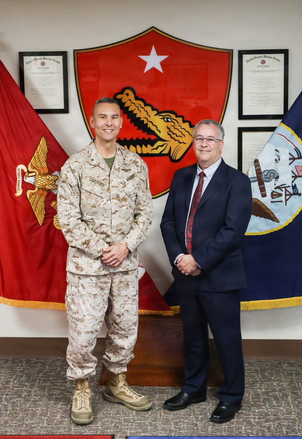TF 51/5th MEB receives visit from National Defense University Director of China Aerospace Studies Institute