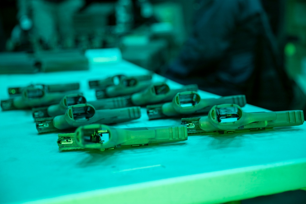 USS Tripoli Conducts A Gun Shoot