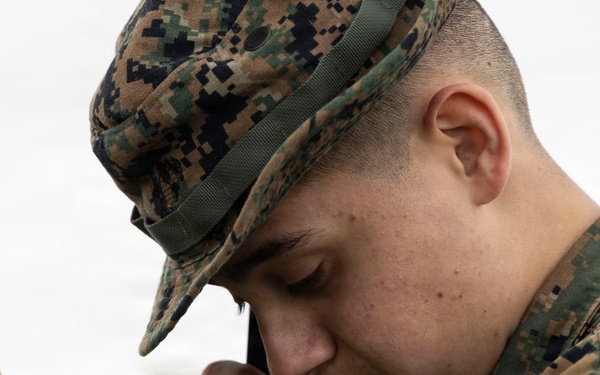 5th Air Naval Gunfire Liaison Company Marines conduct communication exercise