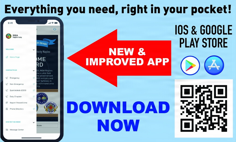 New Mobile Application Connects NSA Naples Community