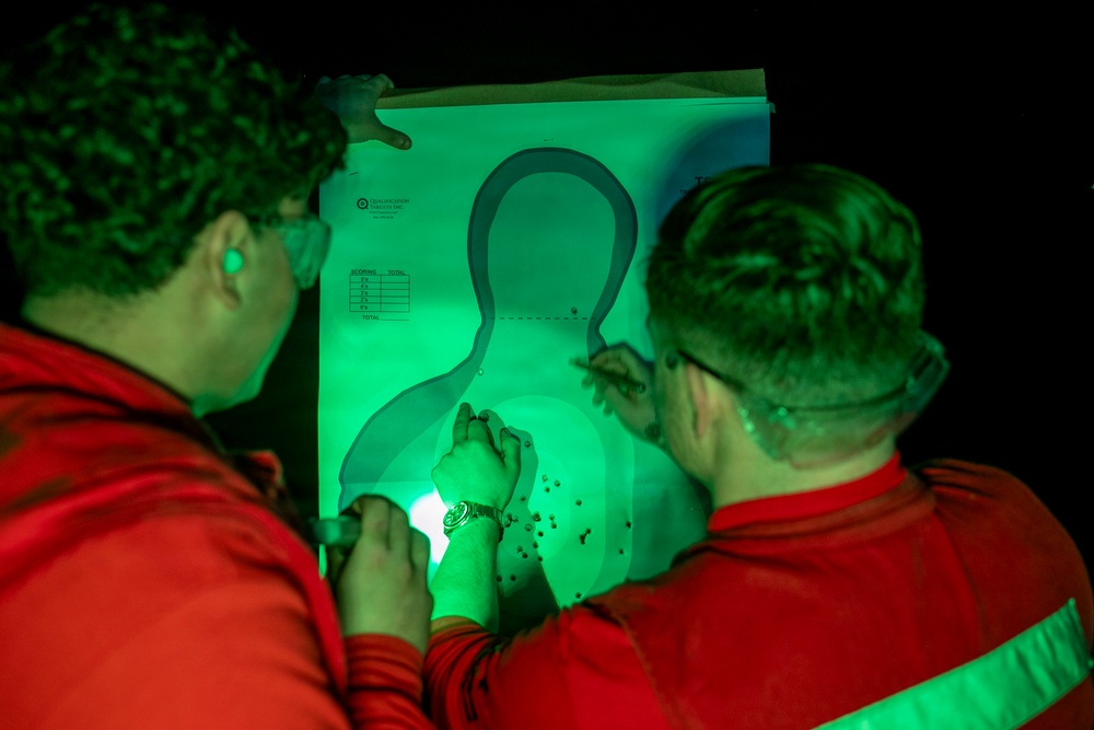 USS Tripoli Conducts A Gun Shoot