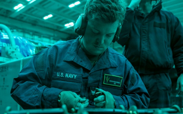 USS Tripoli Conducts A Gun Shoot