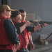 USS Tripoli Conducts A Gun Shoot
