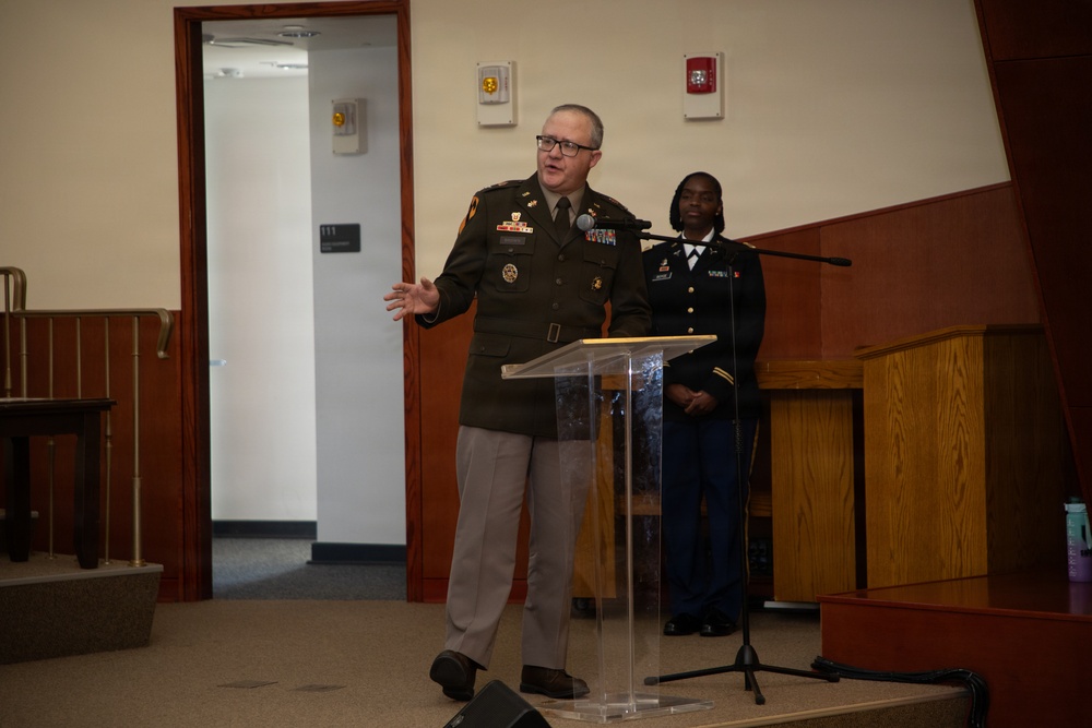 1st Signal Brigade Chaplain Promoted to Major at Camp Humphreys Ceremony