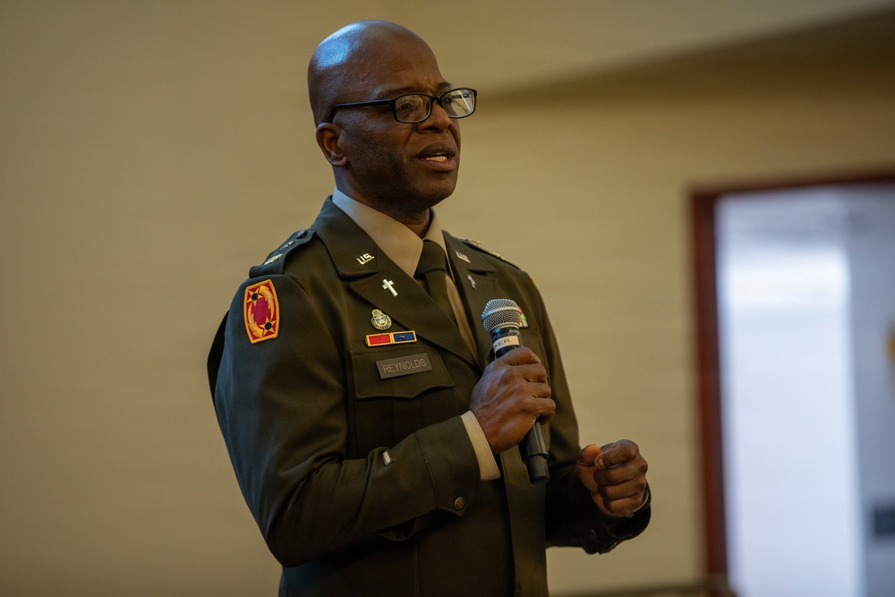 1st Signal Brigade Chaplain Promoted to Major at Camp Humphreys Ceremony