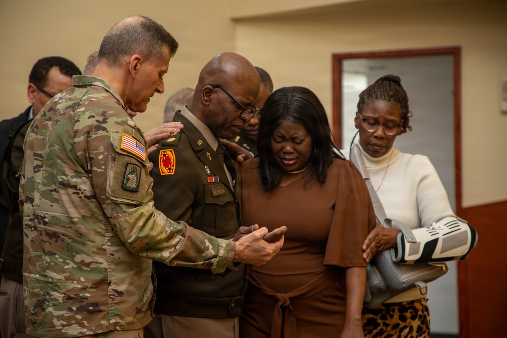 1st Signal Brigade Chaplain Promoted to Major at Camp Humphreys Ceremony