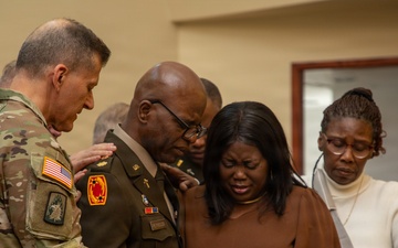 1st Signal Brigade Chaplain Promoted to Major at Camp Humphreys Ceremony