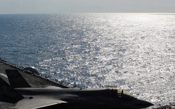 USS Tripoli Conducts Flight Operations with VMFA 121