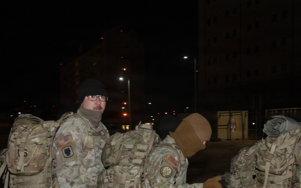 304th Signal Battalion Conducts Ruck March at Camp Humphreys