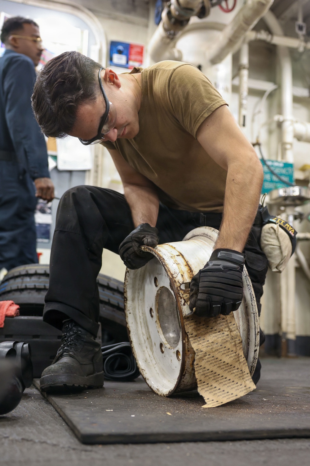 Abraham Lincoln Conducts Routine Operations