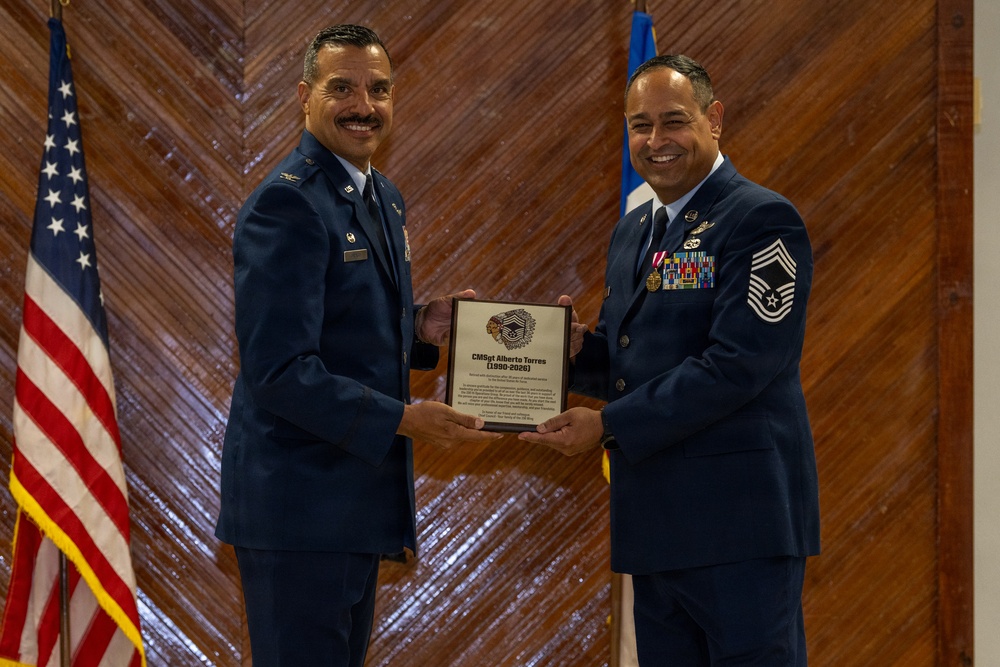 CMSgt. Alberto Torres Retirement Ceremony