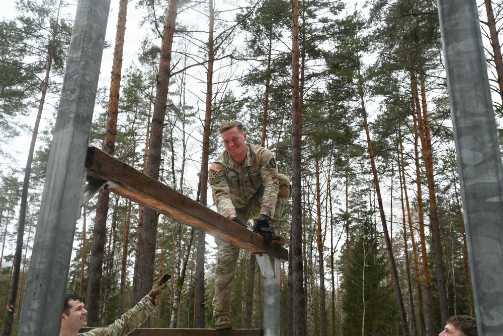 15th Engineer Battalion: Hammer Forge Obstacle Course