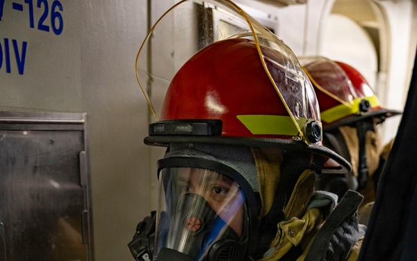 USS Dewey Conducts Damage Control Training