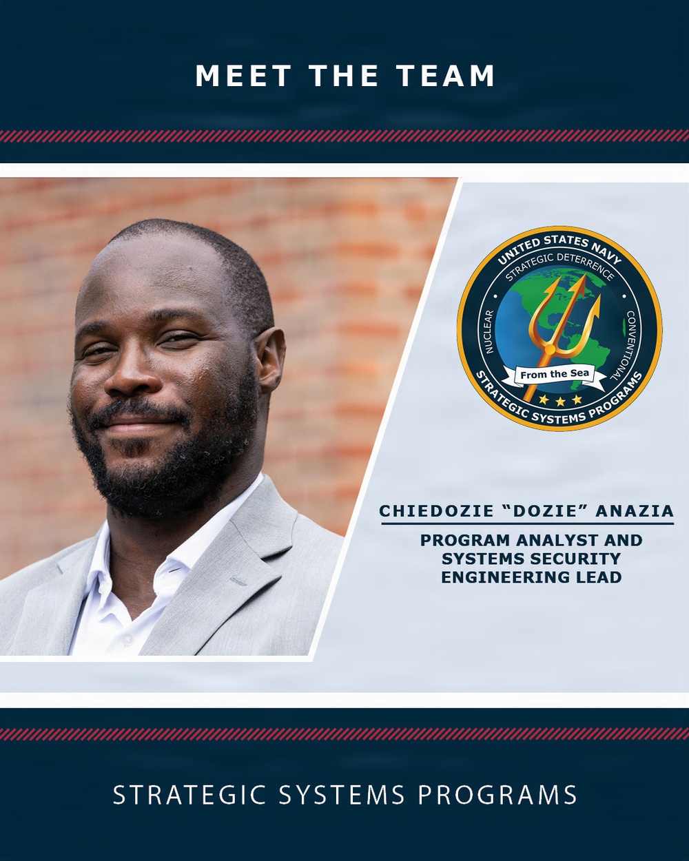 Meet the Team: Chiedozie “Dozie” Anazia, Program Analyst and Systems Security Engineering Lead