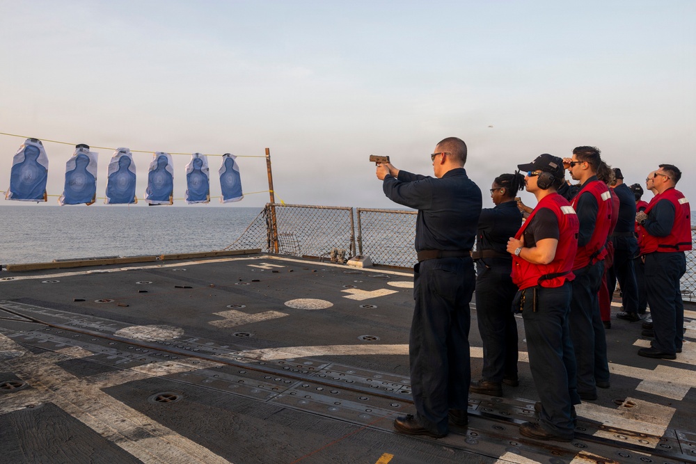 USS Delbert D. Black (DDG 119) Conducts Live Fire Exercise
