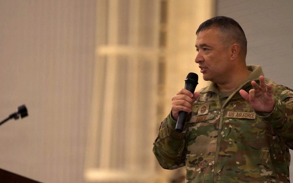 317th AW welcomes 18th AF command chief
