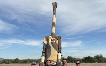 Yuma Test Center Munitions and Weapons Division’s Badge of Artillery
