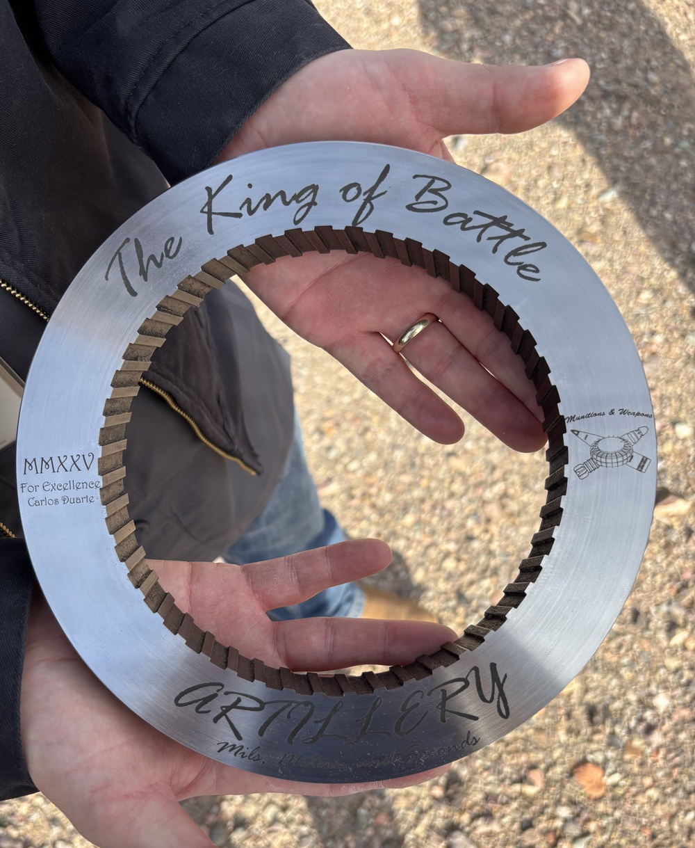 Munitions and Weapons Division’s Badge of Artillery