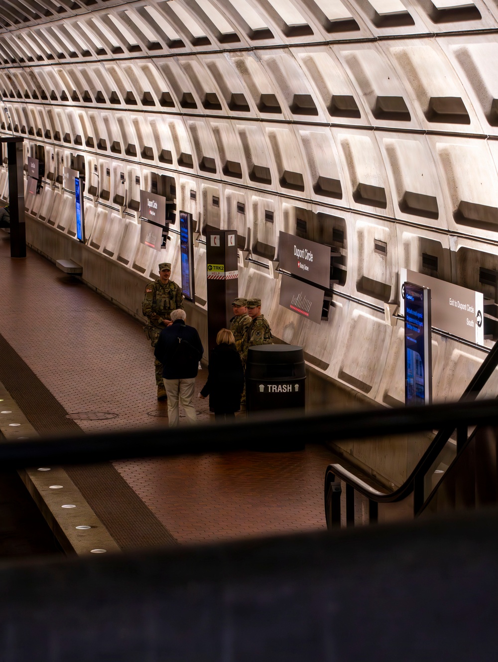 National Guard Soldiers Conduct Presence Patrol in Neighborhoods and Metro Stations around Washington, D.C.