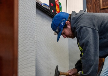 Burst pipe in base’s busiest building prompts relocations during repairs