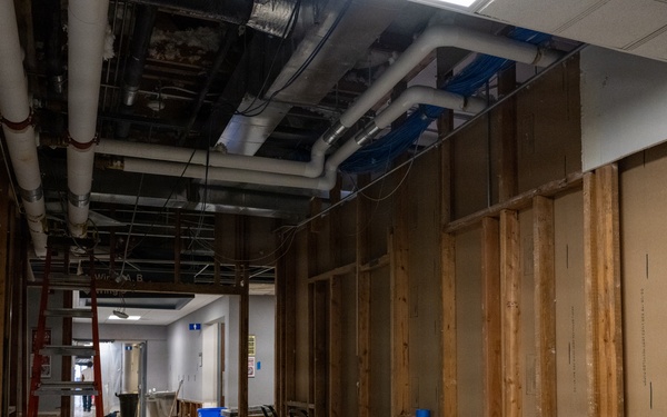 Burst pipe in base’s busiest building prompts relocations during repairs