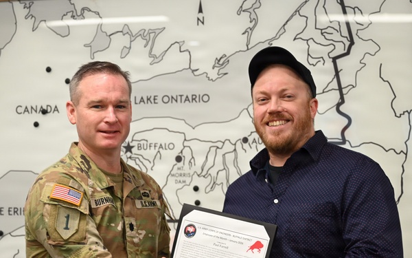 Paul Farrell receives January Employee of the Month