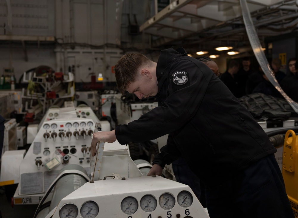 USS KEARSARGE conducts Aviation Material Inspection