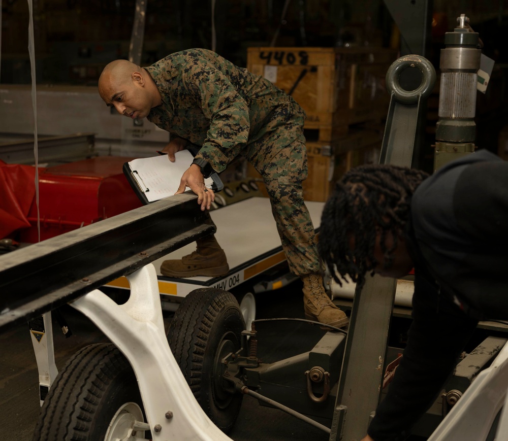 USS KEARSARGE conducts Aviation Material Inspection