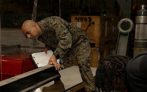 USS KEARSARGE conducts Aviation Material Inspection