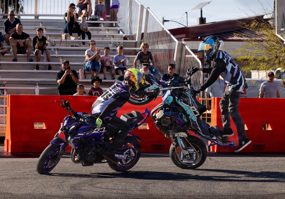 Marine Corps Community Services Hosts Stunt Show at MCAS Yuma