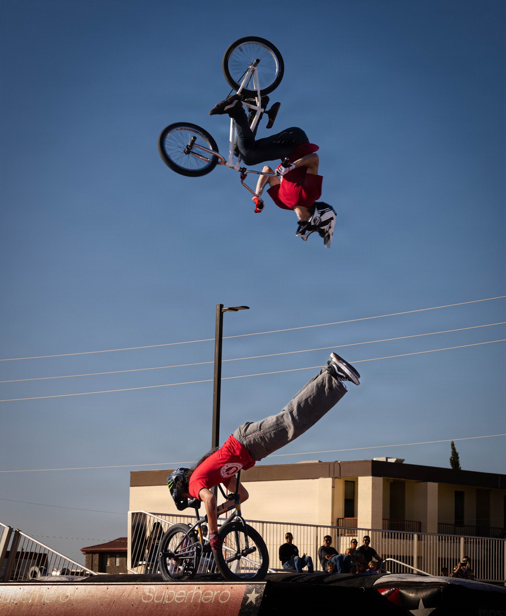 Marine Corps Community Services Hosts Stunt Show at MCAS Yuma